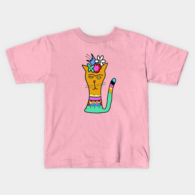 frida kahlo Kids T-Shirt by EmreDesign